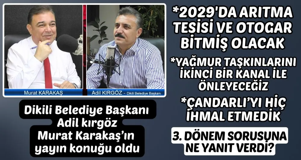 DİKİLİ BELEDİYE BAŞKANI KIRGÖZ, BAKIRÇAYTÜRK
